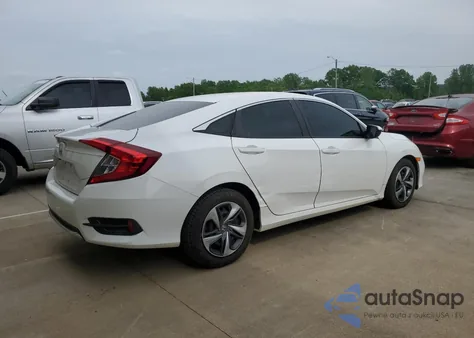 2020 Honda Civic Lx z USA, uszkodzony, nr VIN 2HGFC2F61LH507791